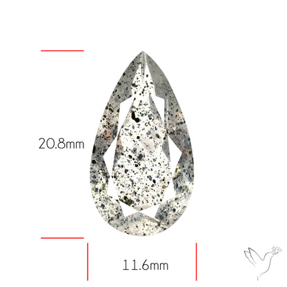 Faceted Diopside In Quartz