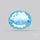 Natural Blue Topaz Concave Cut Sky Blue
