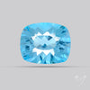 Natural Blue Topaz Concave Cut Sky Blue