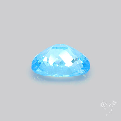 Natural Blue Topaz Concave Cut Sky Blue