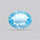 Natural Blue Topaz Concave Cut Sky Blue