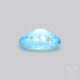 Natural Blue Topaz Concave Cut Sky Blue