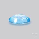Natural Blue Topaz Concave Cut Sky Blue