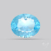 Natural Blue Topaz Concave Cut Sky Blue