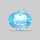Natural Blue Topaz Concave Cut Sky Blue