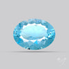 Natural Blue Topaz Concave Cut Sky Blue