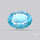Natural Blue Topaz Concave Cut Sky Blue