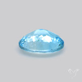 Natural Blue Topaz Concave Cut Sky Blue