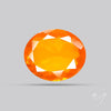 Faceted Mexican Fire Opal Rare Deep Orange