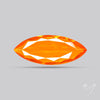 Faceted Mexican Fire Opal Rare Deep Orange