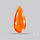 Faceted Mexican Fire Opal Rare Deep Orange
