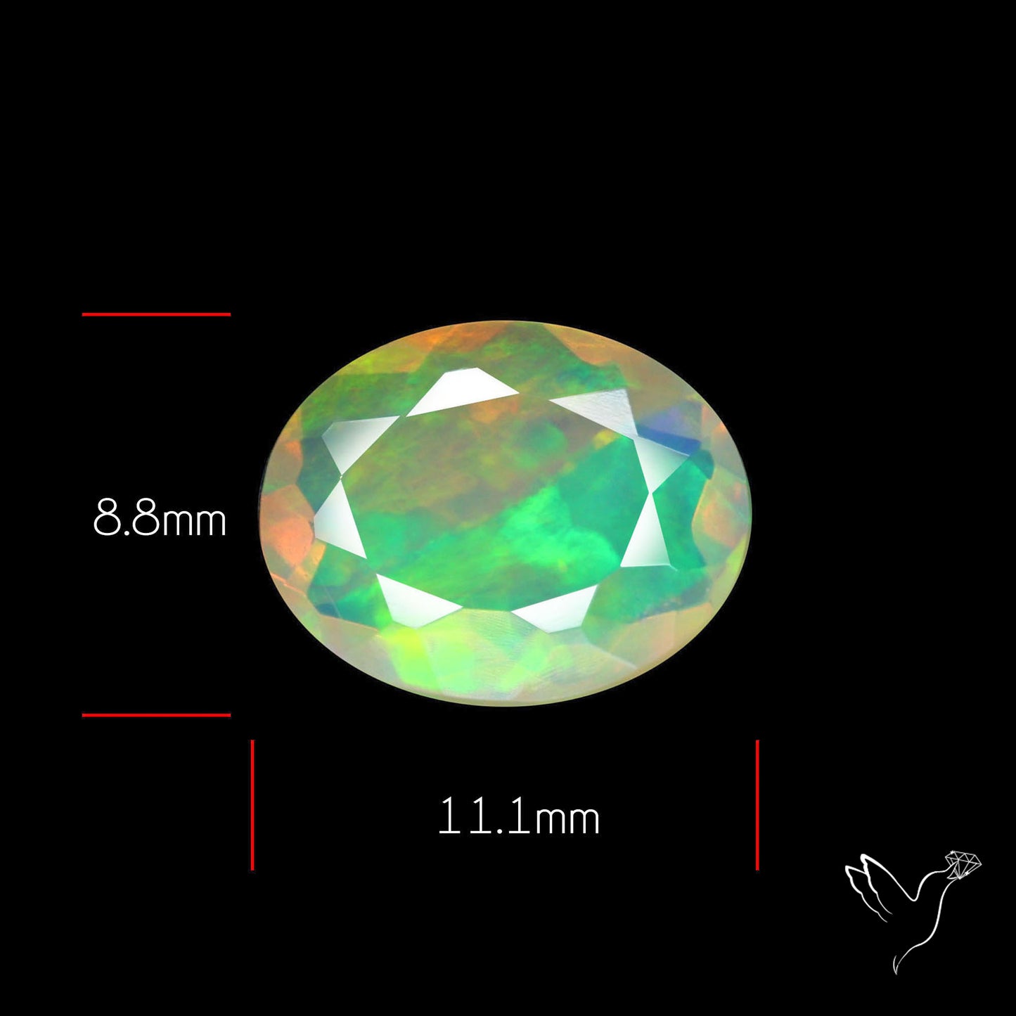 Faceted Ethiopian Opal