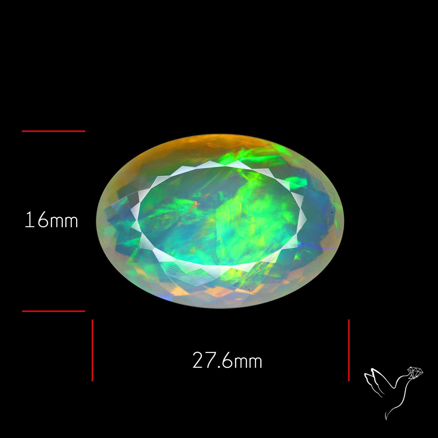 Faceted Ethiopian Opal