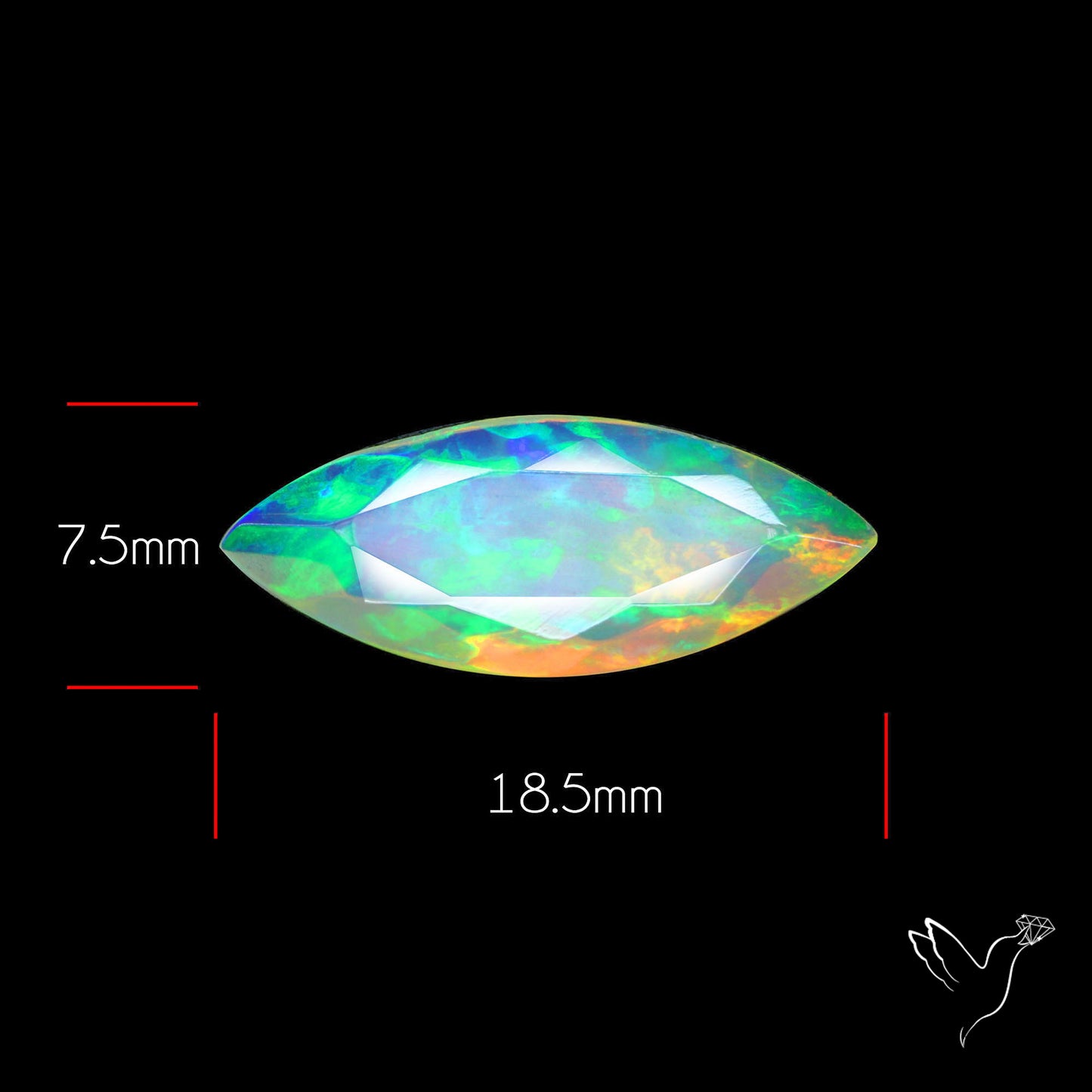 Faceted Ethiopian Opal