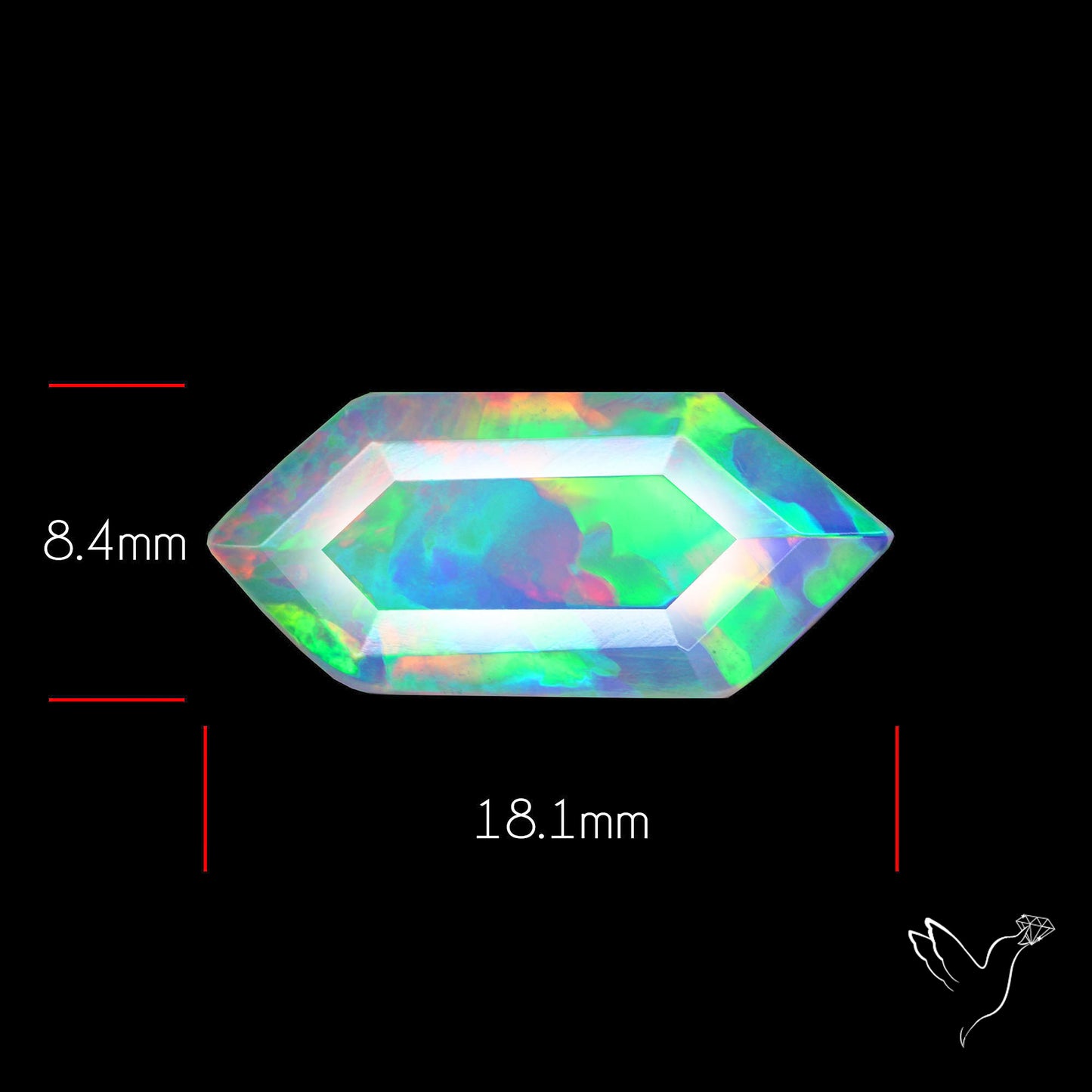 Faceted Ethiopian Opal