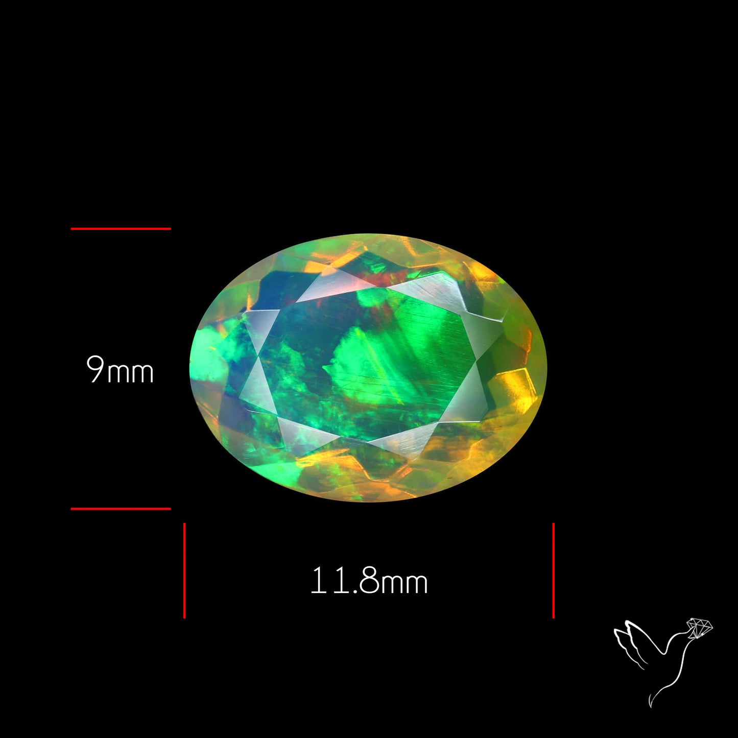 Faceted Ethiopian Opal