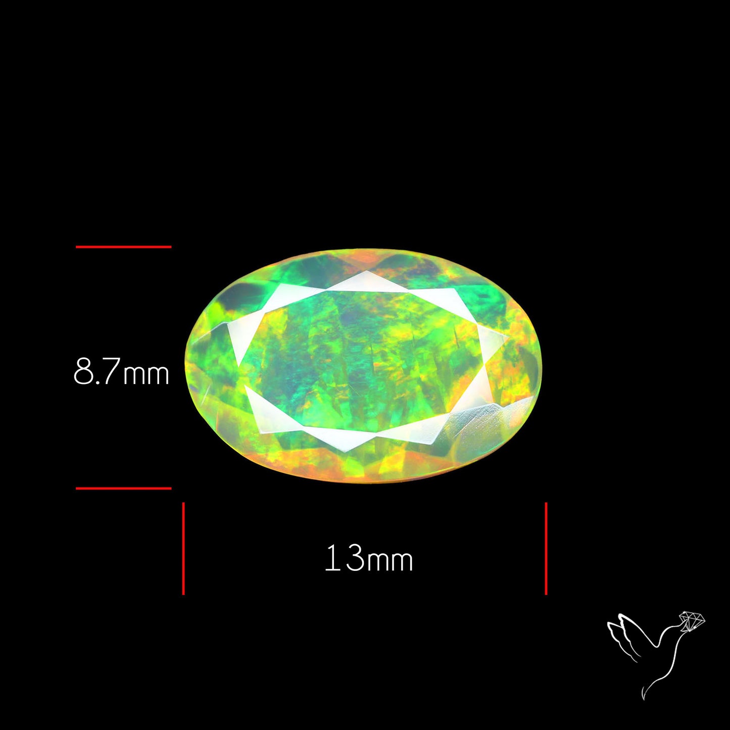 Faceted Ethiopian Opal