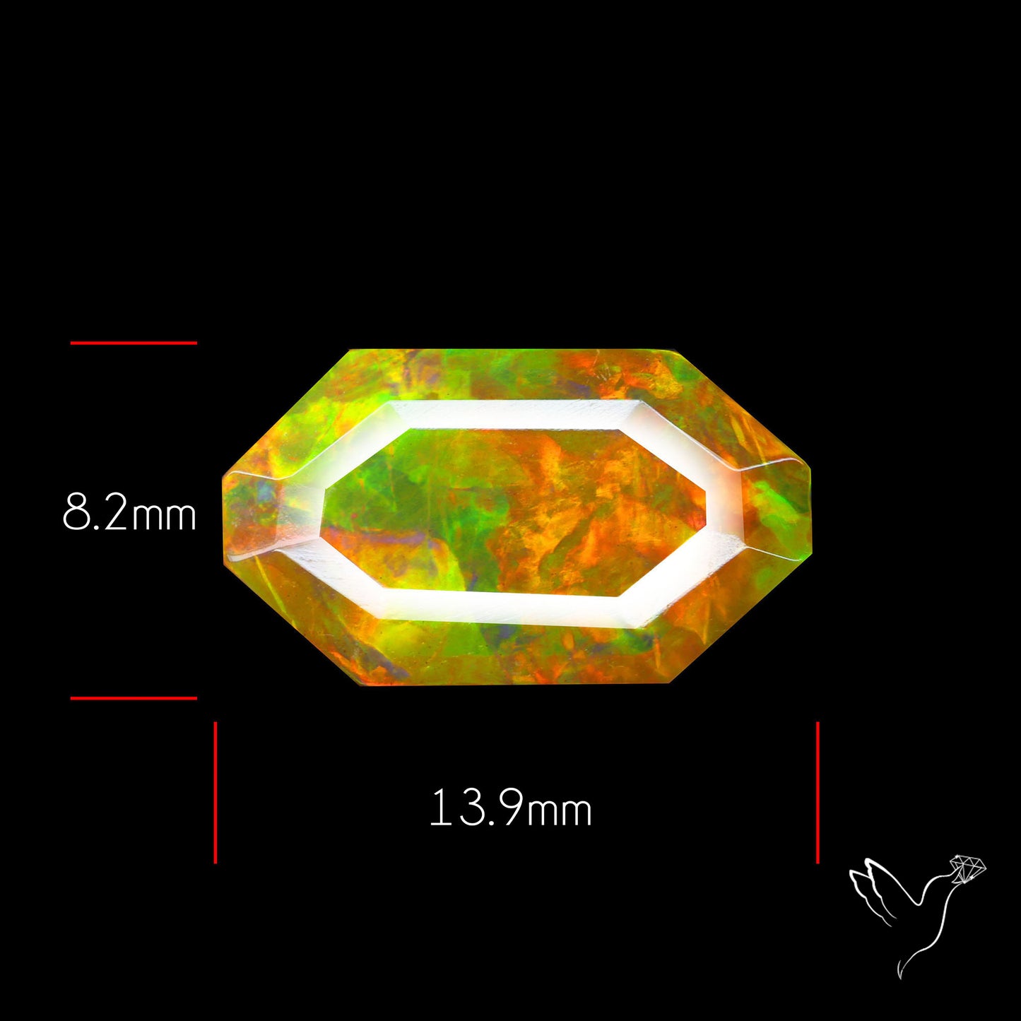 Faceted Ethiopian Opal