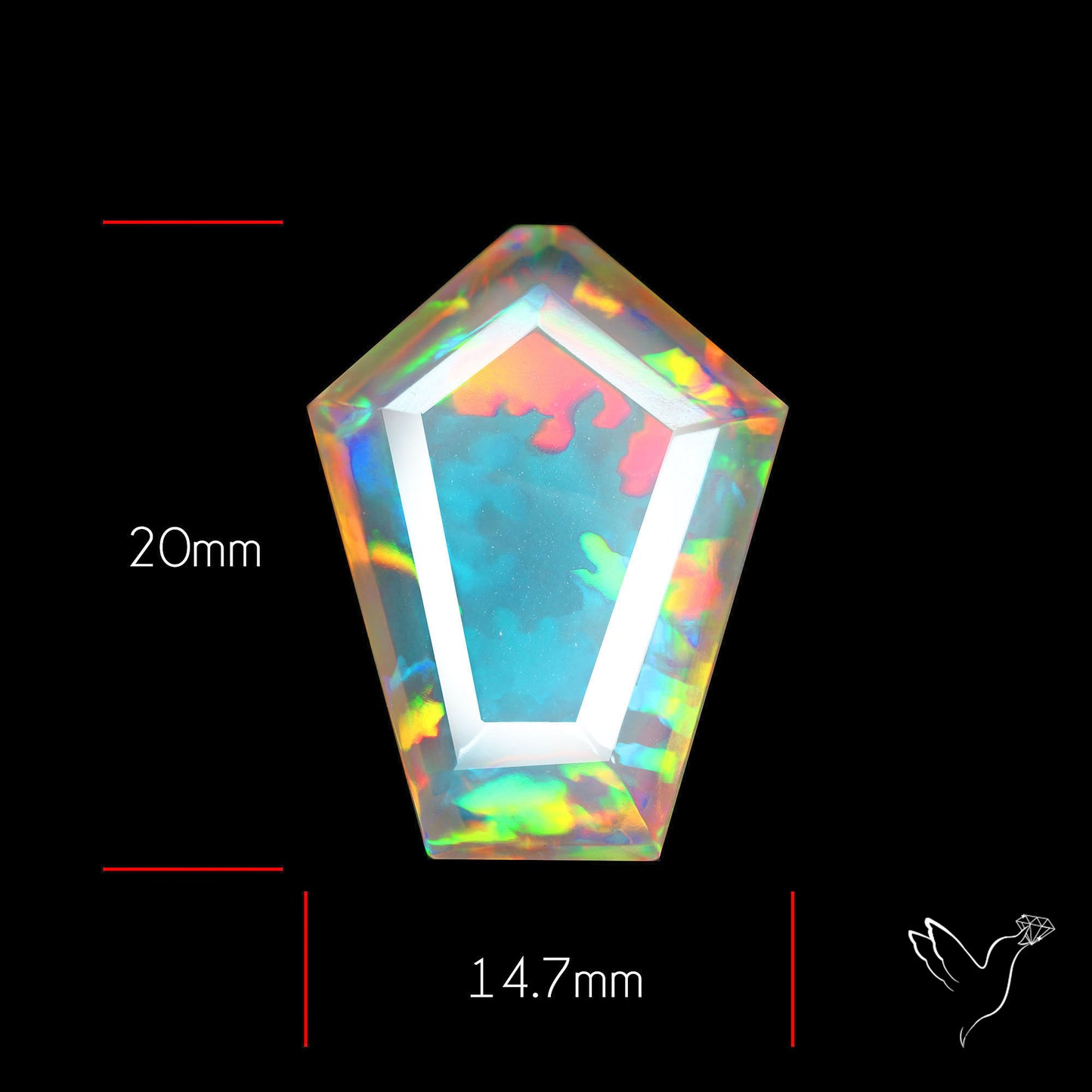 Faceted Ethiopian Opal
