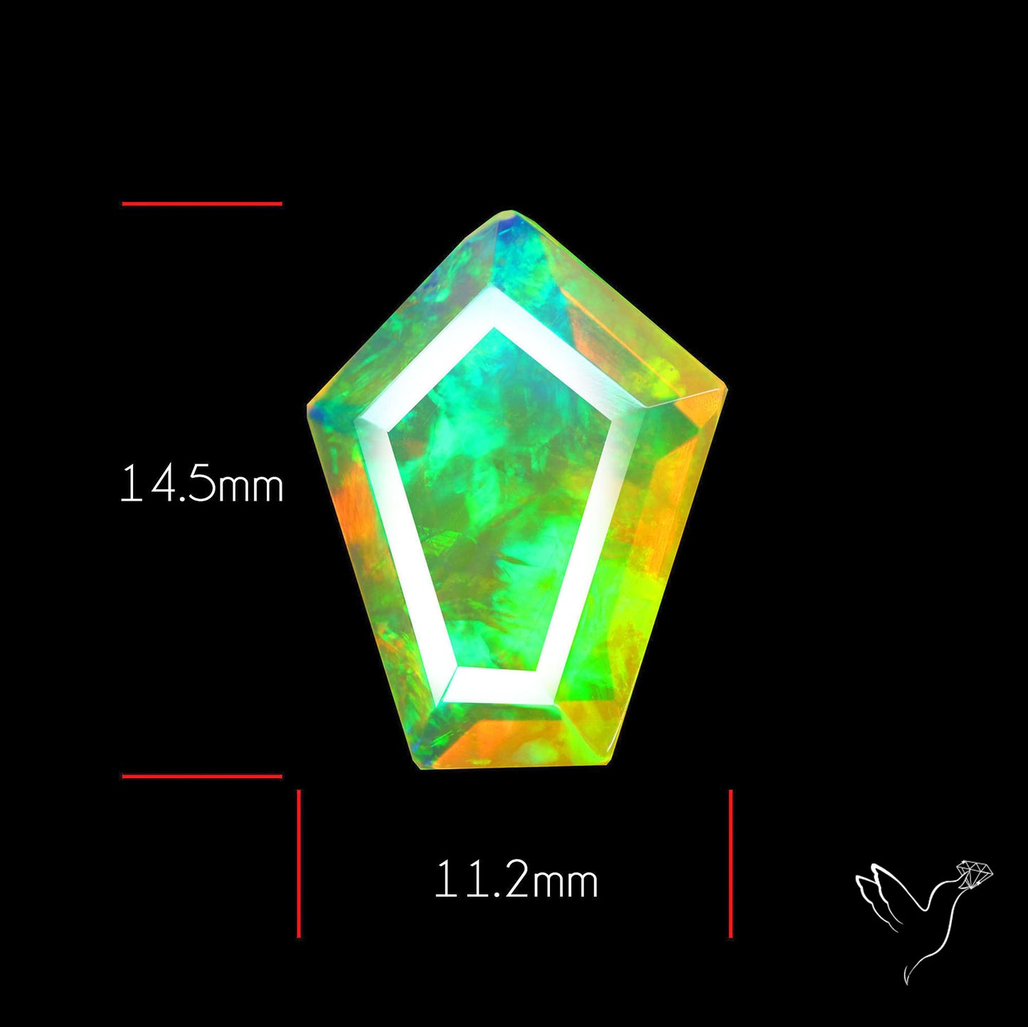 Faceted Ethiopian Opal
