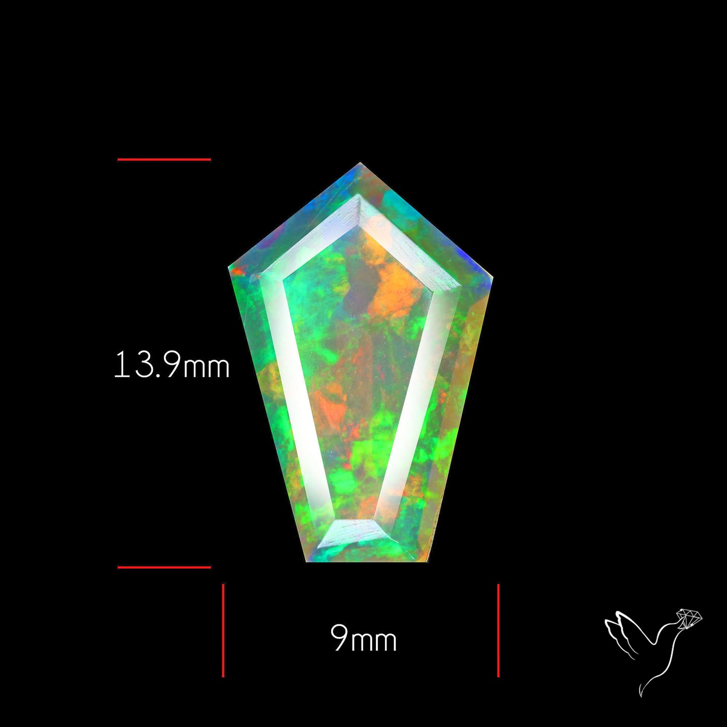 Faceted Ethiopian Opal