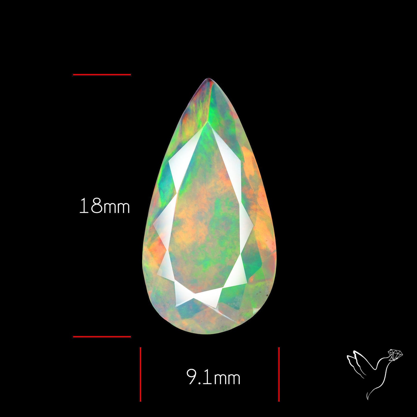 Faceted Ethiopian Opal
