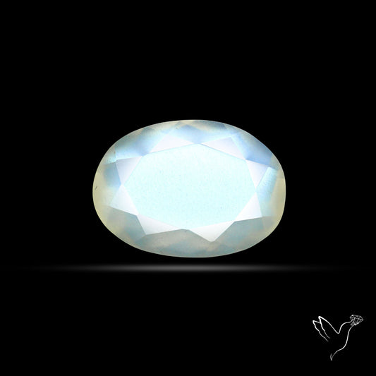 Faceted African Blue Moonstone