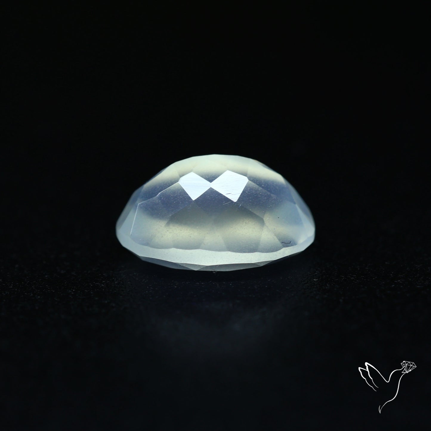 Faceted African Blue Moonstone