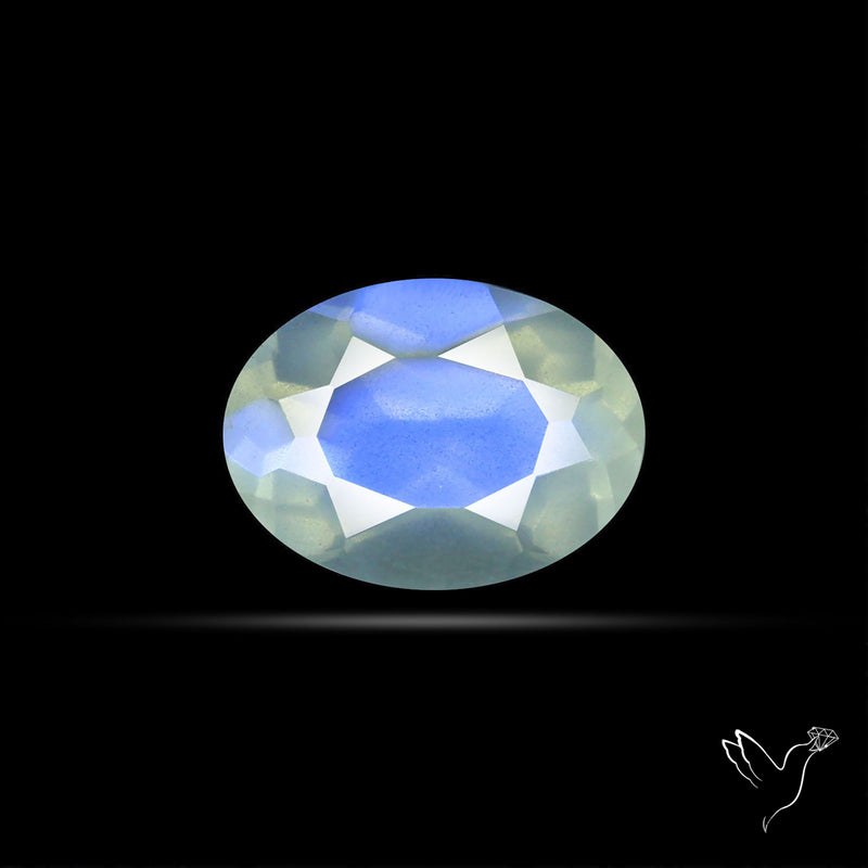 Faceted African Blue Moonstone