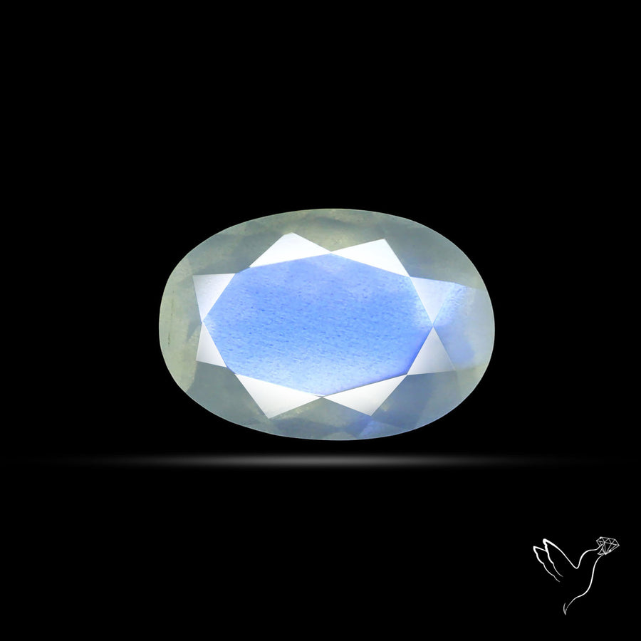 Faceted African Blue Moonstone
