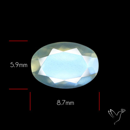 Faceted African Blue Moonstone