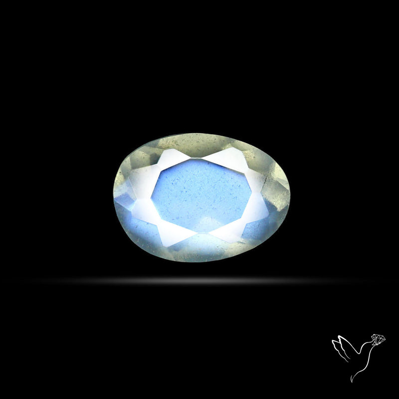 Faceted African Blue Moonstone