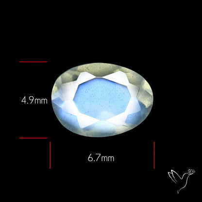 Faceted African Blue Moonstone