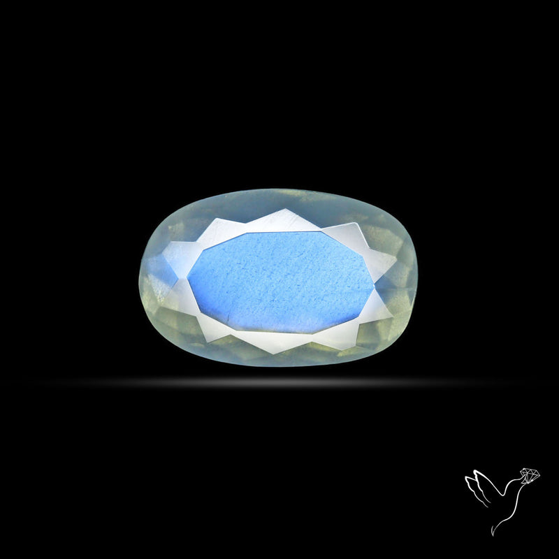 Faceted African Blue Moonstone