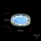 Faceted African Blue Moonstone