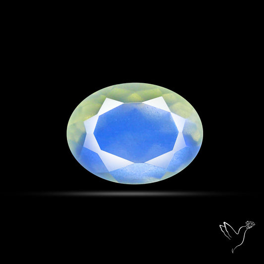 Faceted African Blue Moonstone