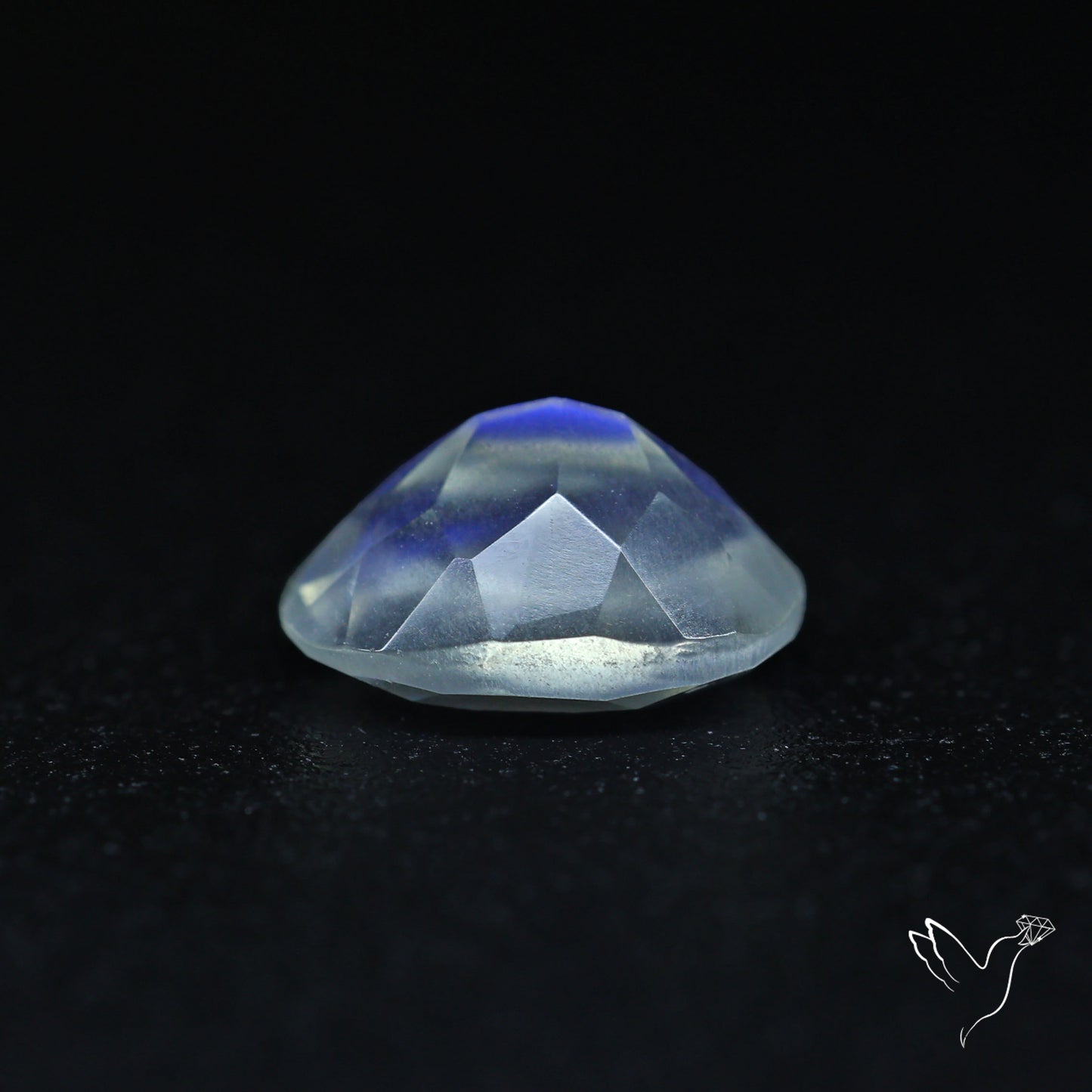 Faceted African Blue Moonstone