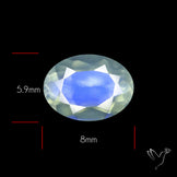 Faceted African Blue Moonstone