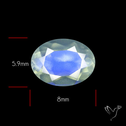 Faceted African Blue Moonstone