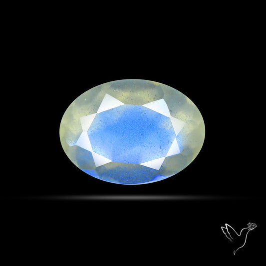 Faceted African Blue Moonstone