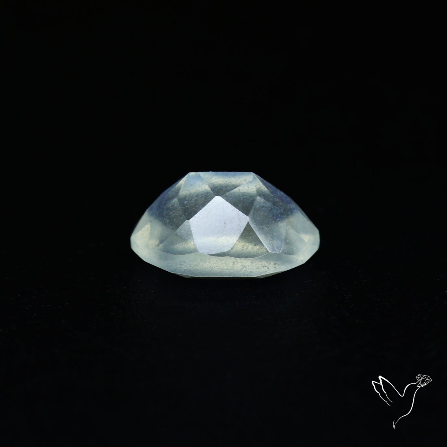 Faceted African Blue Moonstone
