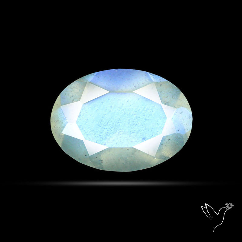 Faceted African Blue Moonstone