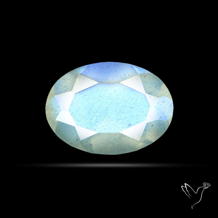 Faceted African Blue Moonstone