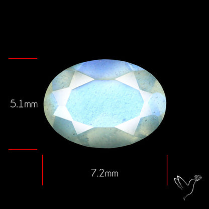 Faceted African Blue Moonstone