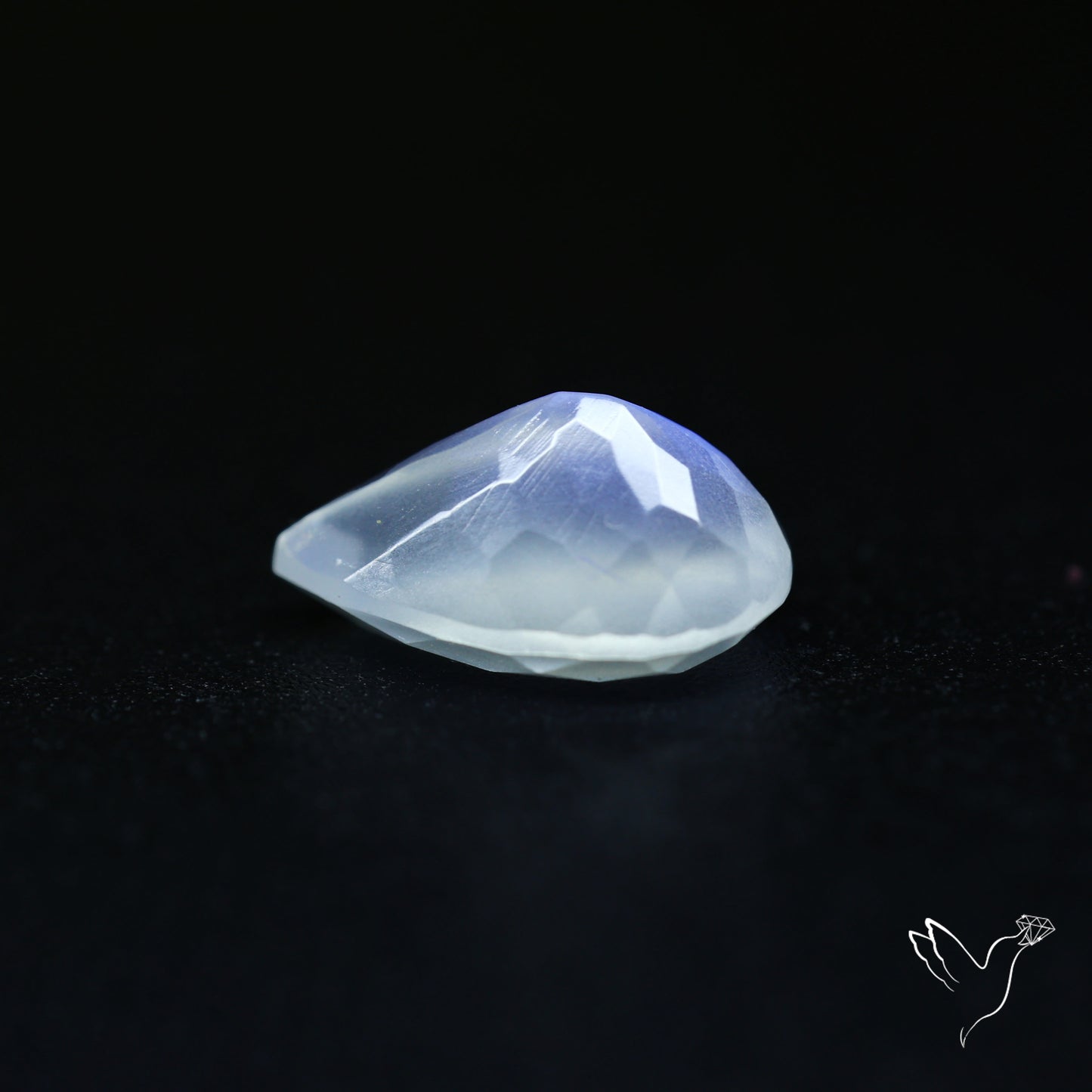 Faceted African Blue Moonstone