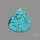 Large Spiderweb Hubei Turquoise Cabochon