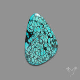 Spiderweb Hubei Turquoise Cabochon