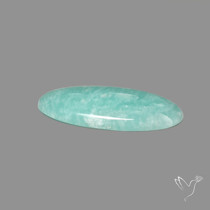 Silver Flash Amazonite Peru Cabochon