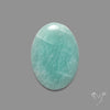 Silver Flash Amazonite Peru Cabochon