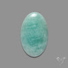 Silver Flash Amazonite Peru Cabochon